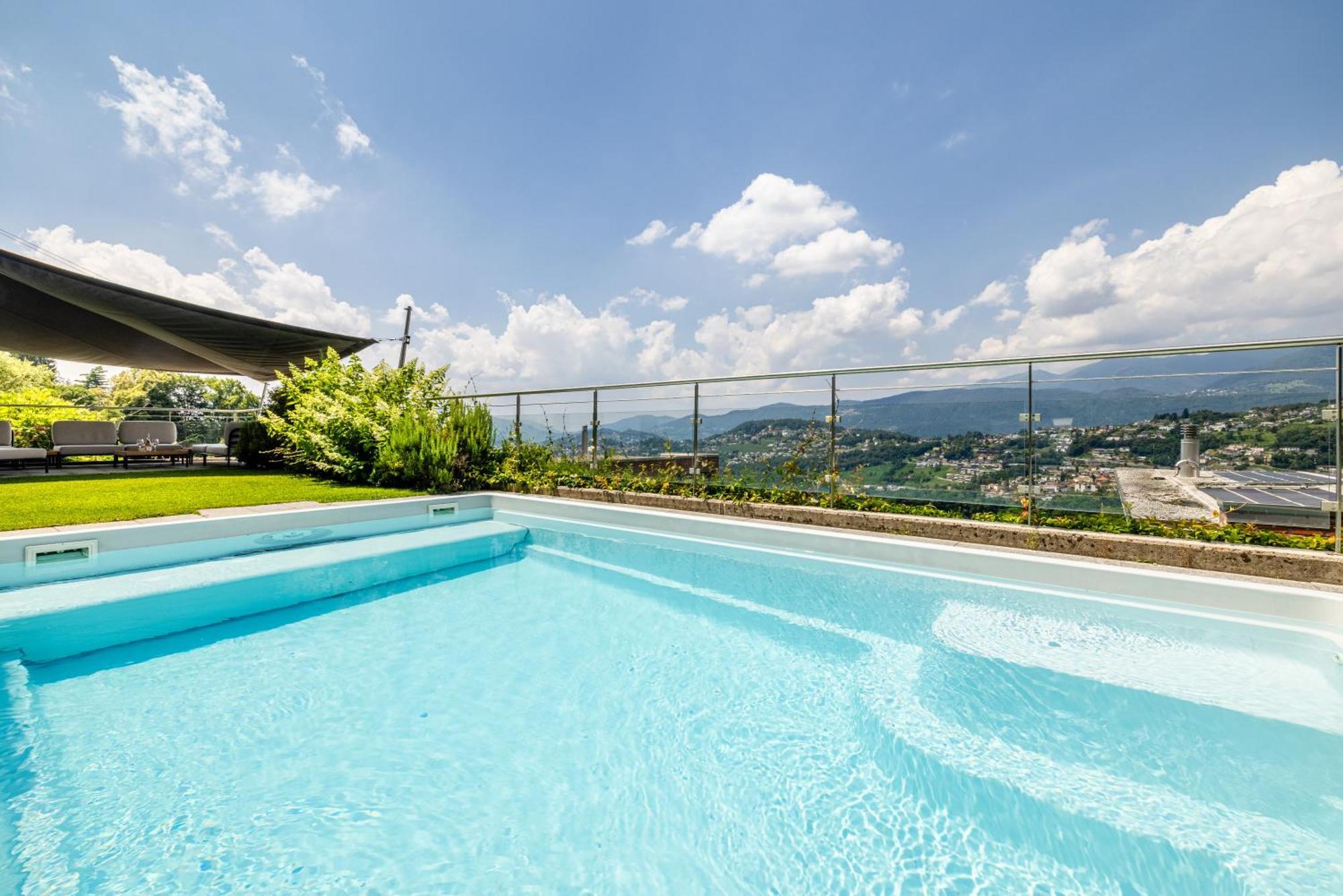 Villa Girandola With Private, Heated Pool Lugano Eksteriør billede