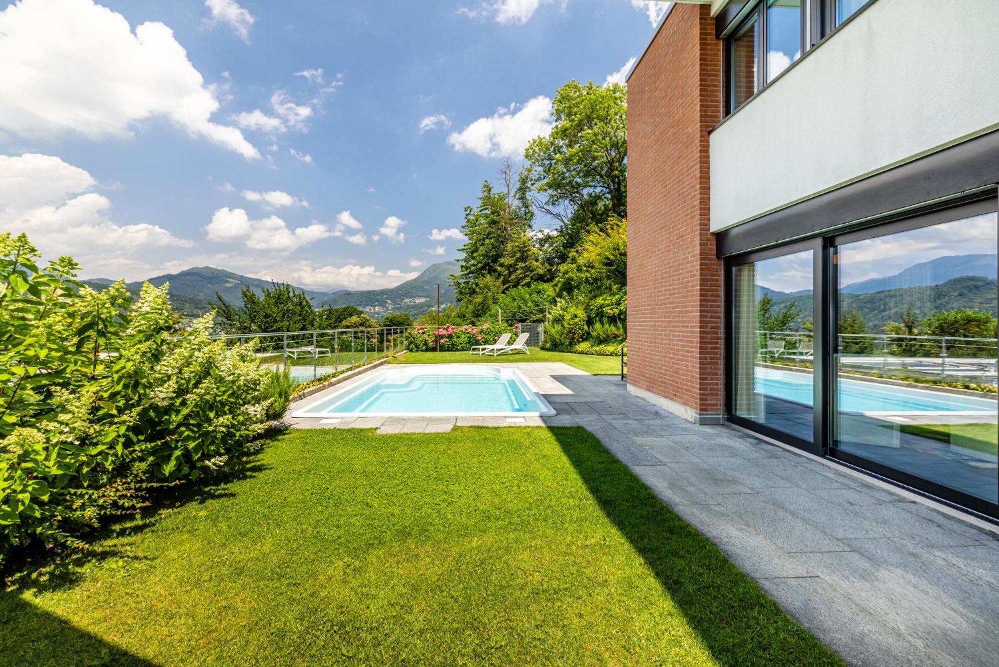 Villa Girandola With Private, Heated Pool Lugano Eksteriør billede